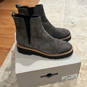 Marc Fisher Ilora boot, grey, 7.5